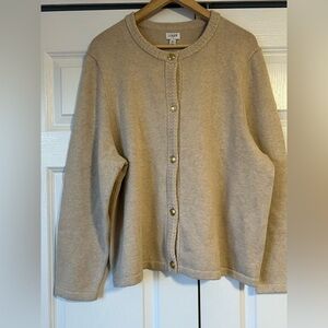J.Crew Plus Size Tan Cardigan (2X)